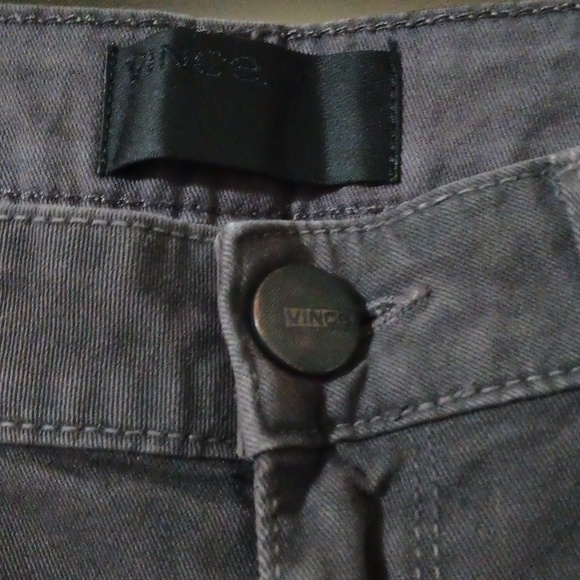 VINCE Brown Gray Low Rise Zippered Ankle Jeans Pants Size 26. - Picture 7 of 12